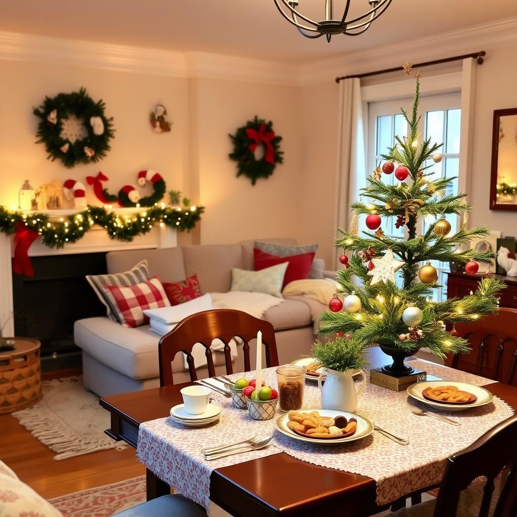 Christmas Tree on Table